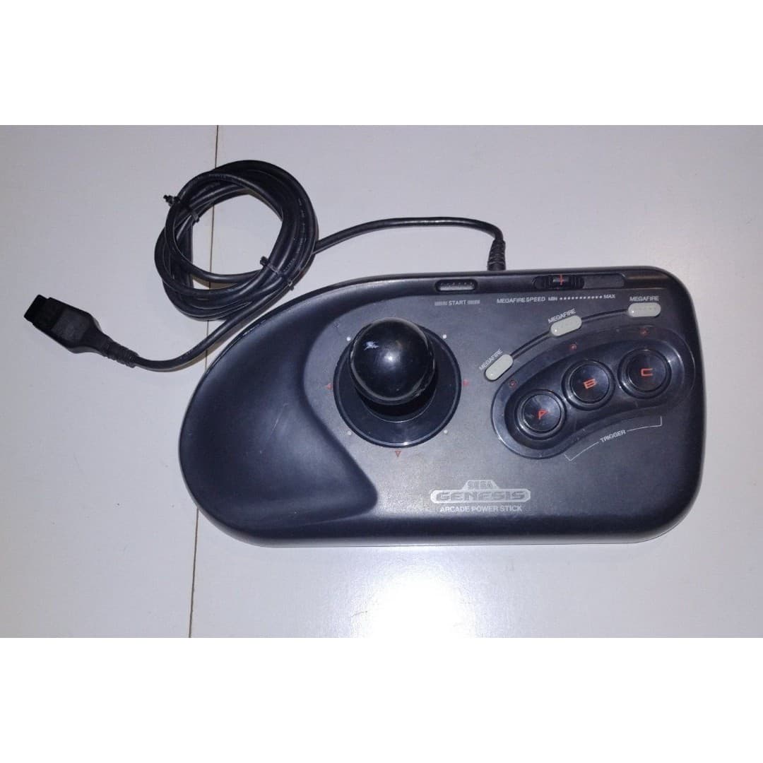 Sega Genesis Bundle(3) -(Console, Controller, Arcade Power Stick) - Thumbnail 7