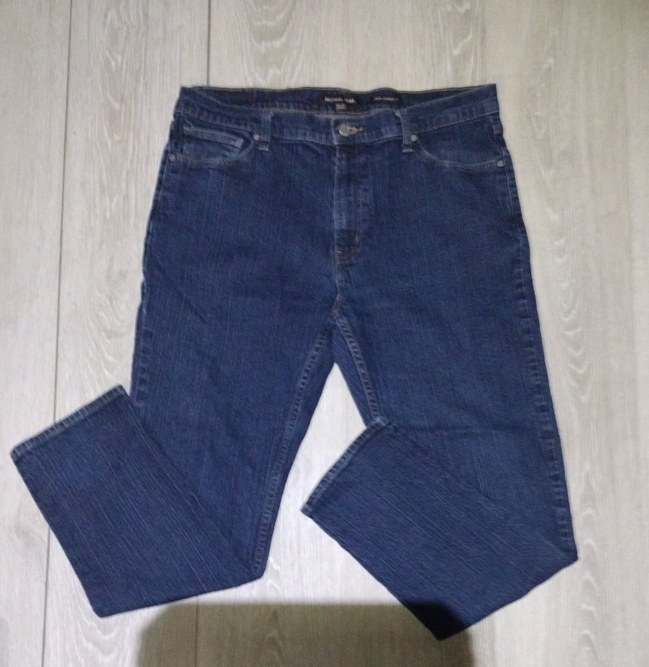 Michael Kors | Grant Classic Fit Mens Jeans | Size 36 x 30 | Dark Wash Blue - Image 1