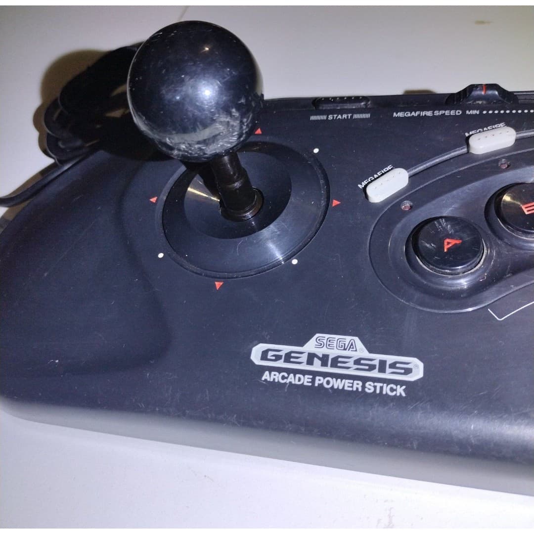 Sega Genesis Bundle(3) -(Console, Controller, Arcade Power Stick) - Thumbnail 8