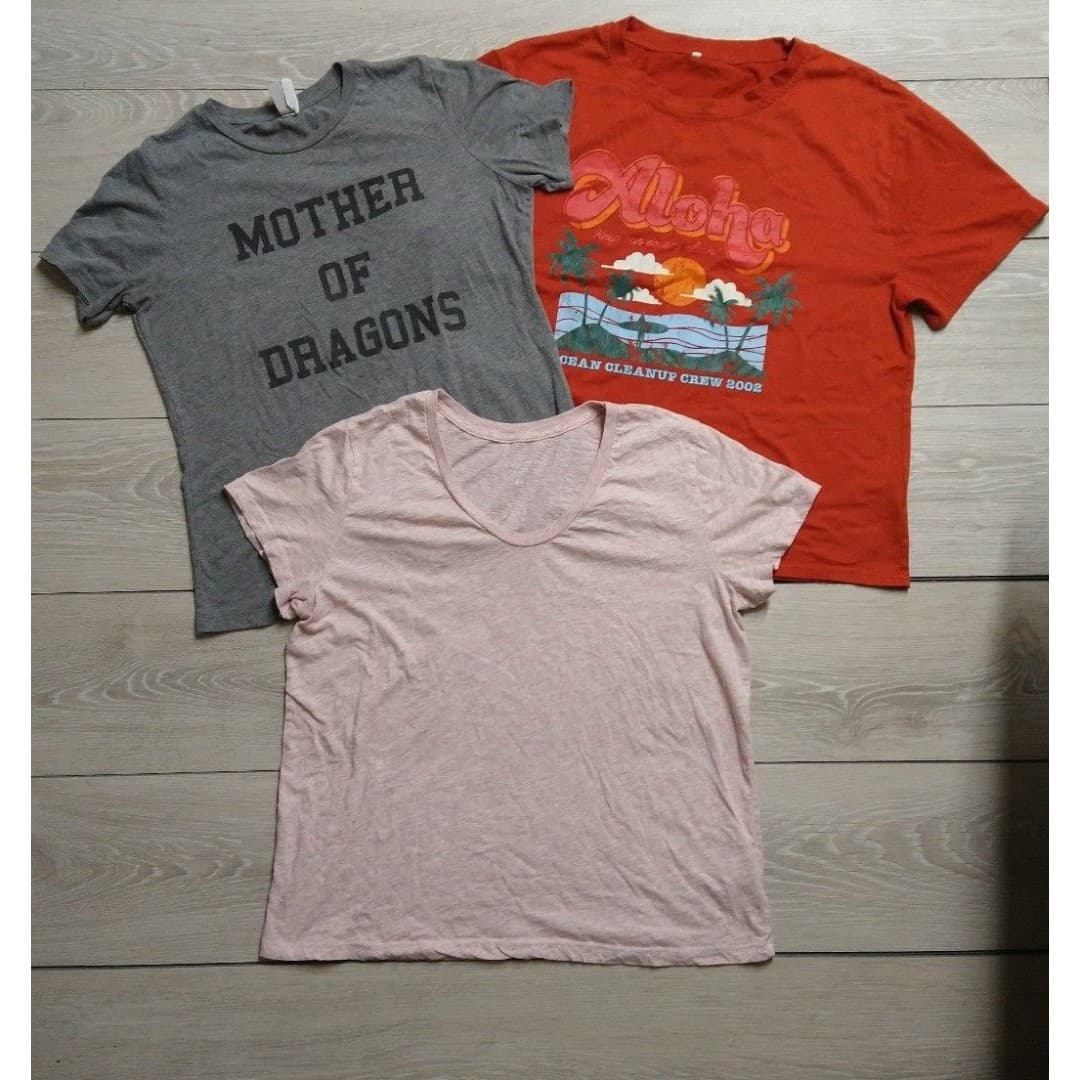 T-Shirt Bundle(3) - Size - Med, Large? , XL(fits smaller, like large) - Image 1