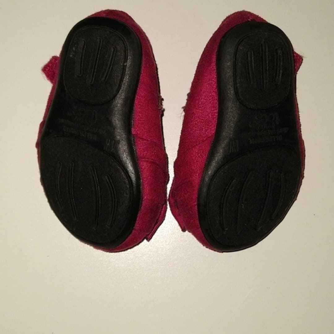 Teeny Toes Pink Mary Jane Bow Flats Sz 1W - Thumbnail 3