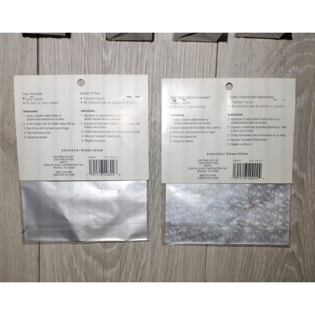 Craft Bundle - Vinyl Rolles(4), Foil Transfer Sheets(2pks), Galvanized Signs(2) - Thumbnail 5