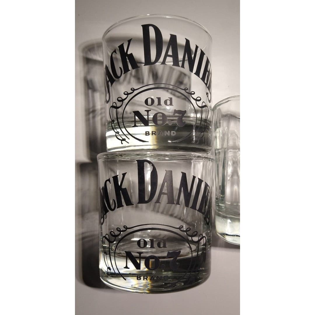 5 Jack Daniel's Old No.7 Whiskey Glasses - Set of 5 Logo Barware - OS - Thumbnail 9