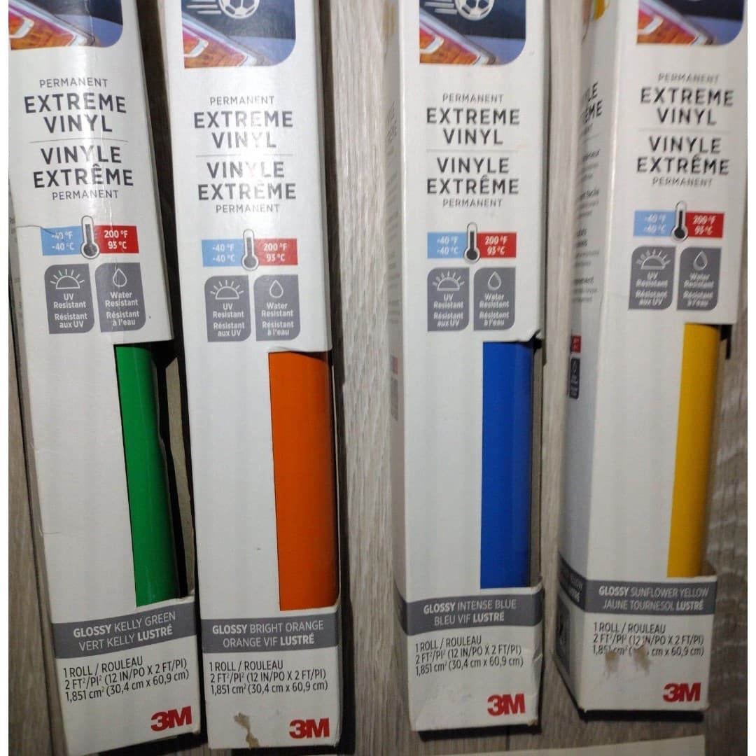 Craft Bundle - Vinyl Rolles(4), Foil Transfer Sheets(2pks), Galvanized Signs(2) - Thumbnail 6