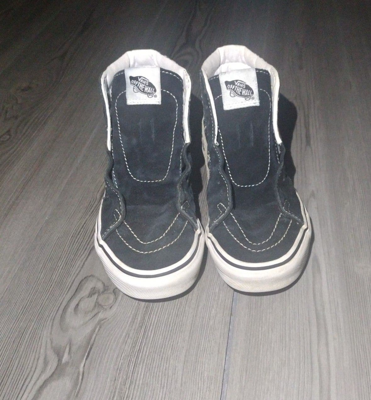 Vans Sk8-Hi Flame Skull Blk Sneakers - Sz Mens 3.5/Womens 5 - Thumbnail 7