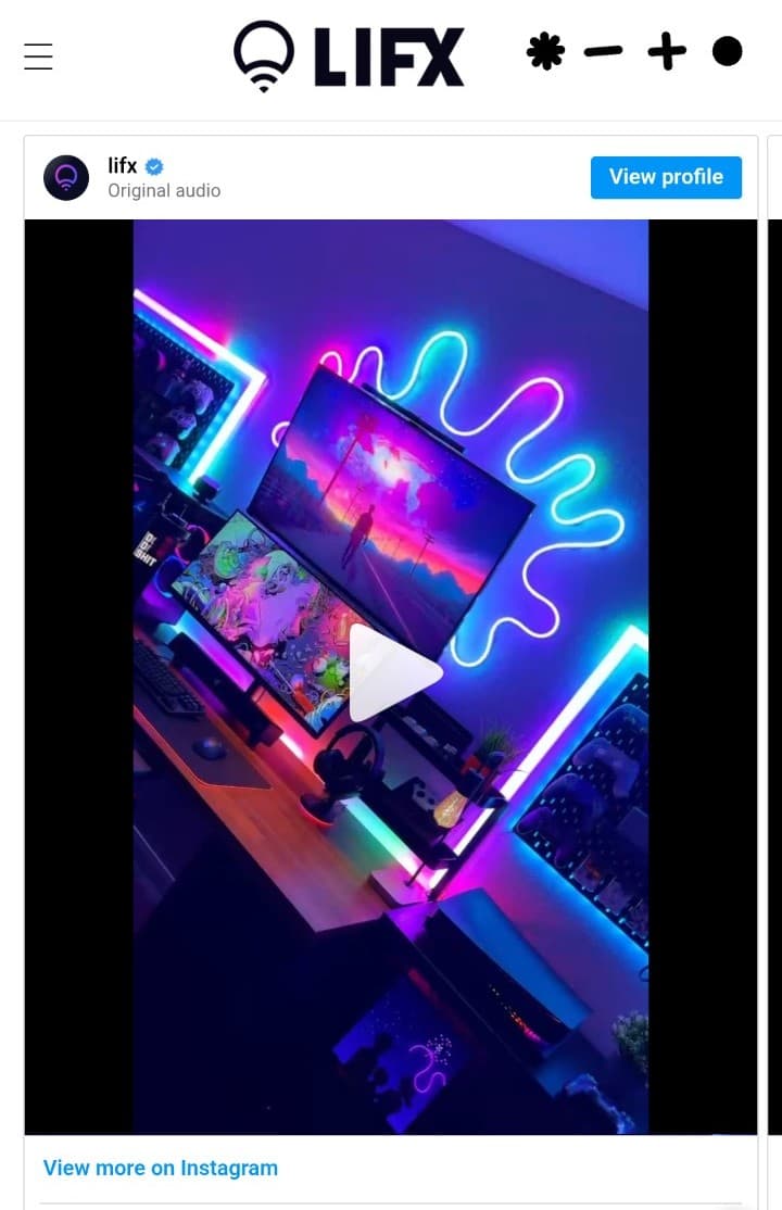 LIFX - SuperColor - Indoor Neon Flex 16ft Light Strip/Rope Light -RGBW LED Smart - Thumbnail 7