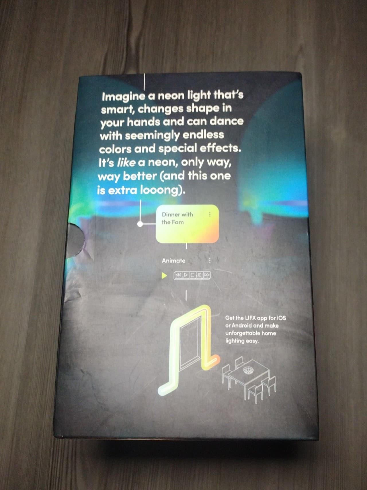 LIFX - SuperColor - Indoor Neon Flex 16ft Light Strip/Rope Light -RGBW LED Smart - Thumbnail 3