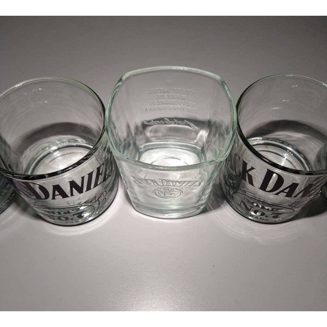 5 Jack Daniel's Old No.7 Whiskey Glasses - Set of 5 Logo Barware - OS - Thumbnail 4