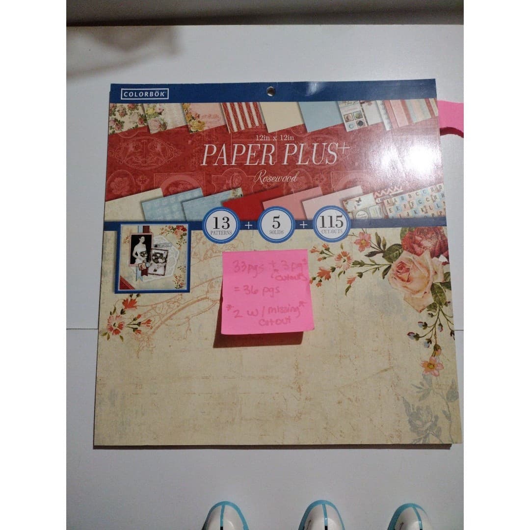 Craft Colorbok Paper Bundle(2 Pads) & Recollections Paper Punches(4) - Thumbnail 3