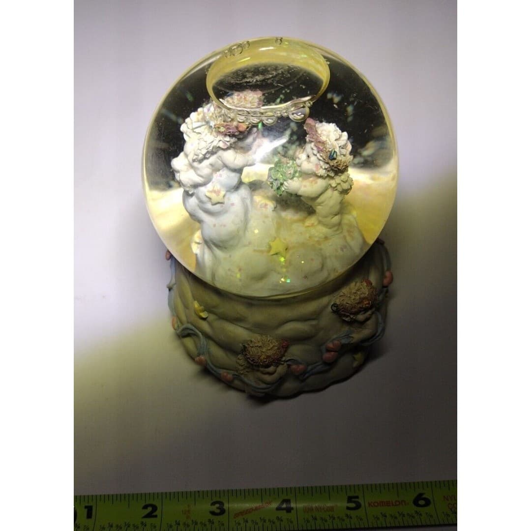 Vtg Westland Dreamsicles Snow Globe "Let Me Call You Sweetheart" Glitter Musical - Thumbnail 3