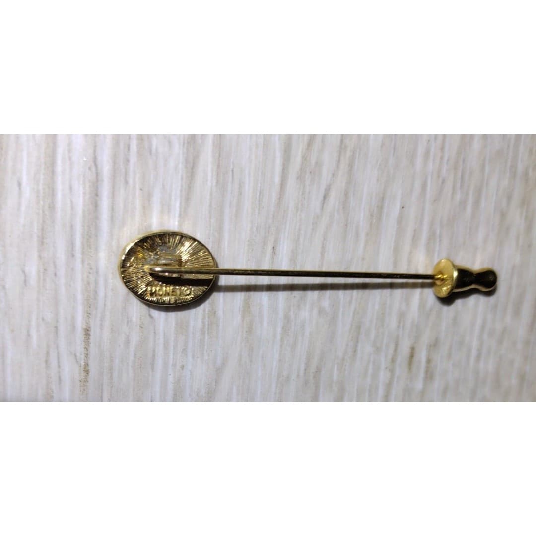 3 Vintage Gold Tone Stick Pins - Monet, Avon - Thumbnail 3