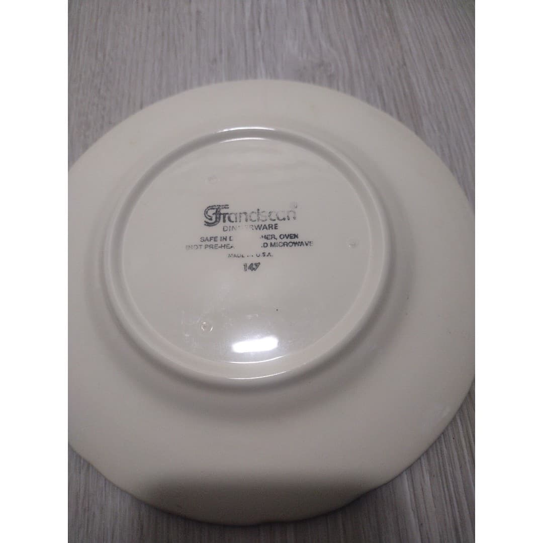 Desert Rose (USA Backstamp) by Franciscan - Set of 2 - 8 in. Salad Plates - Thumbnail 5