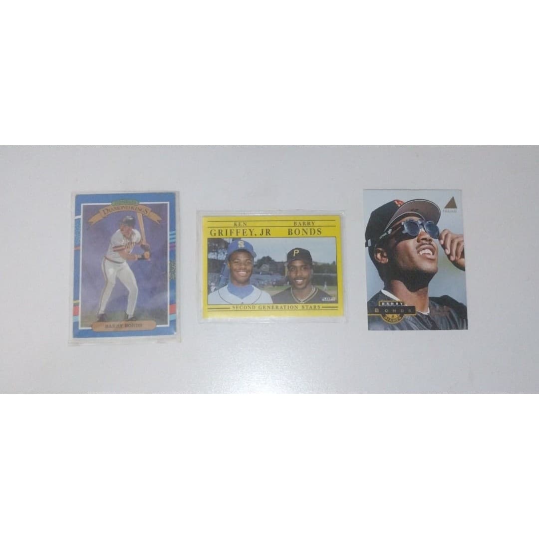 Barry Bonds(2) & Ken Griffey Jr - Baseball Card Bundle(3) - Thumbnail 2