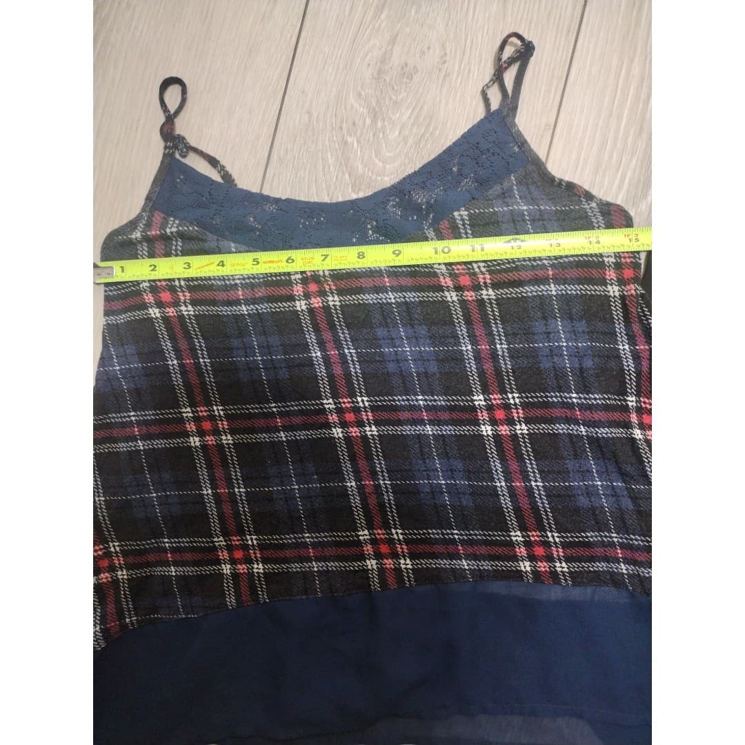 Bundle(2) - Pleione - XS - Black Tank Blouse | Mason & Mackenzie - S - Plaid - Thumbnail 4