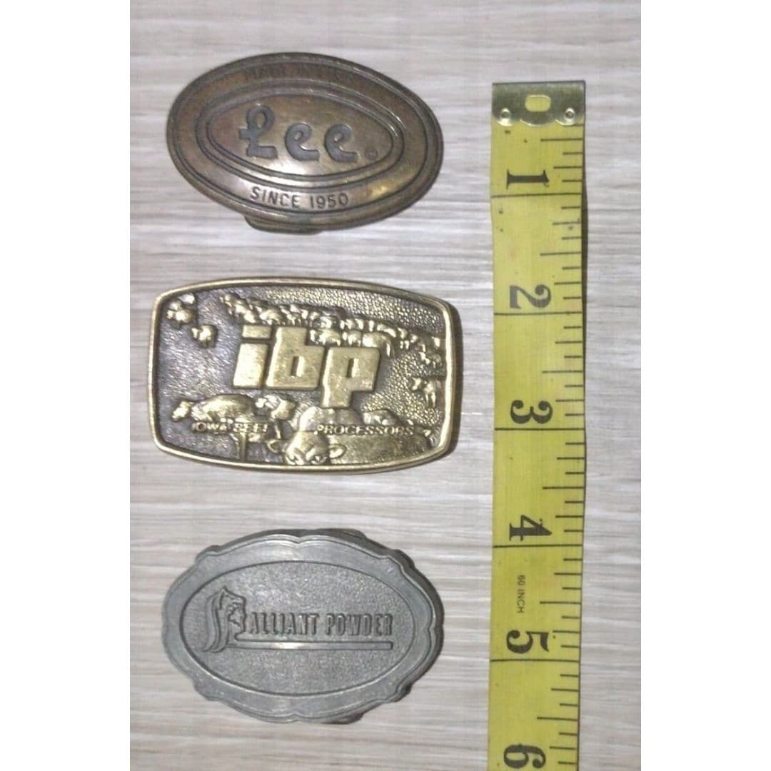 3 Vintage Kid Belt Buckle's - Thumbnail 3