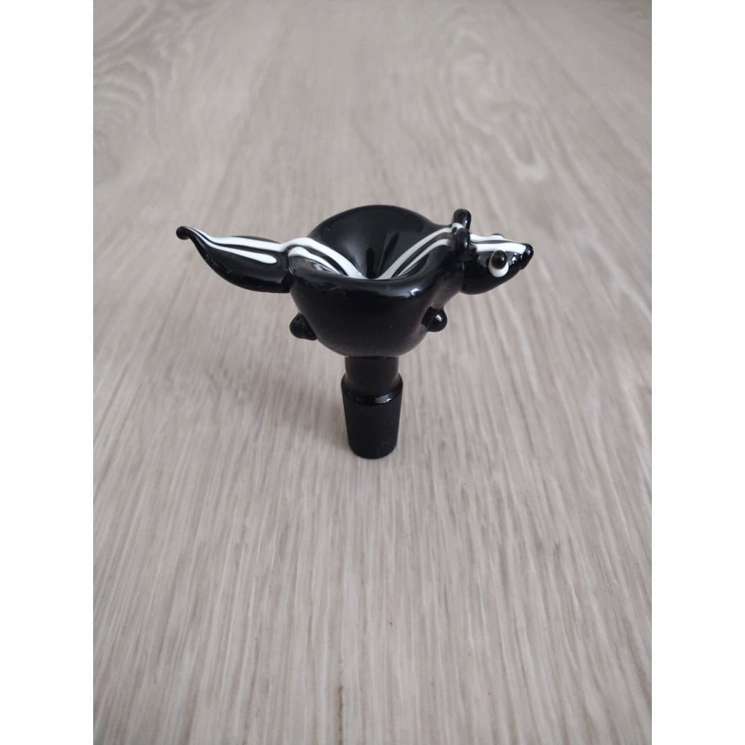 Glass Blown Skunk - 14mm Bowl - New - Image 1