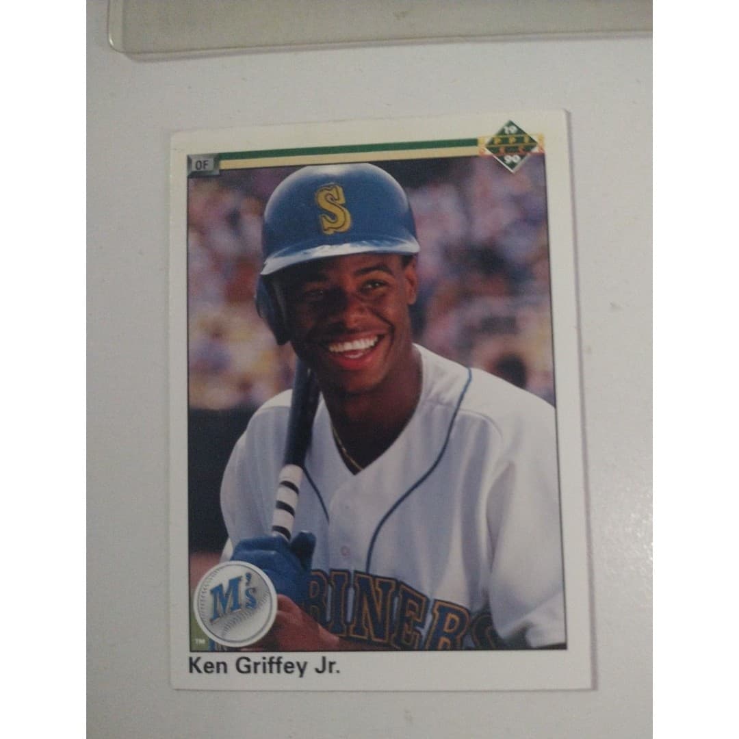 Ken Griffey Jr. Card Bundle(4) **#156 Upper Deck Error Card** - Thumbnail 10