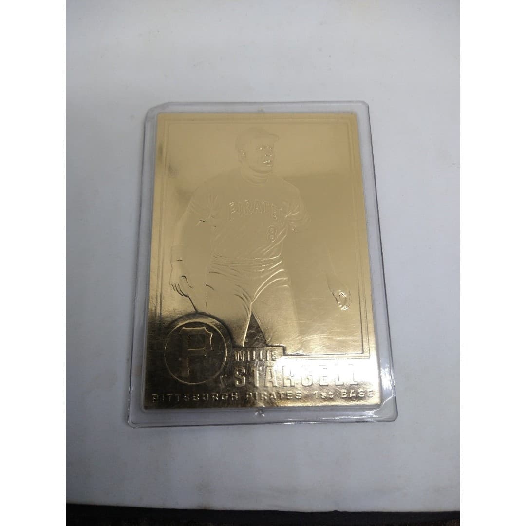 Danburry Mint-Gold Enclosed Willie Stargell Card - Image 1