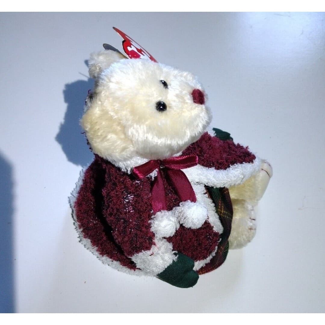 Ty Vintage Attic Treasures Mrs Santa Bear 2000 With Hang Tag - Christmas - Thumbnail 2