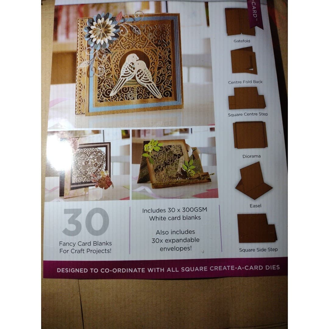 Die'sire - 30 Fancy Card Blanks - Create-A-Card(New) - Thumbnail 3