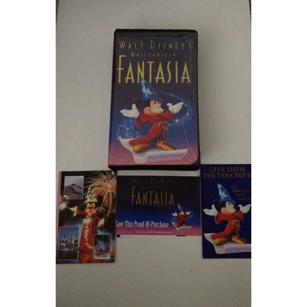 Walt Disney's Masterpiece Fantasia VHS - Image 1