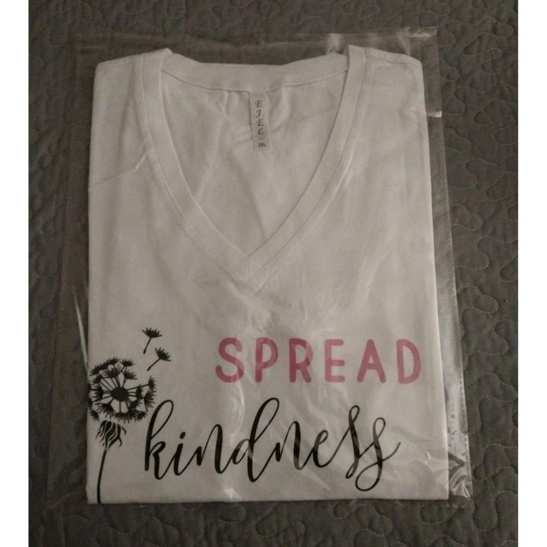 Custom Vinyl Designed Tshirt - "Spread Kindness" - Image 1