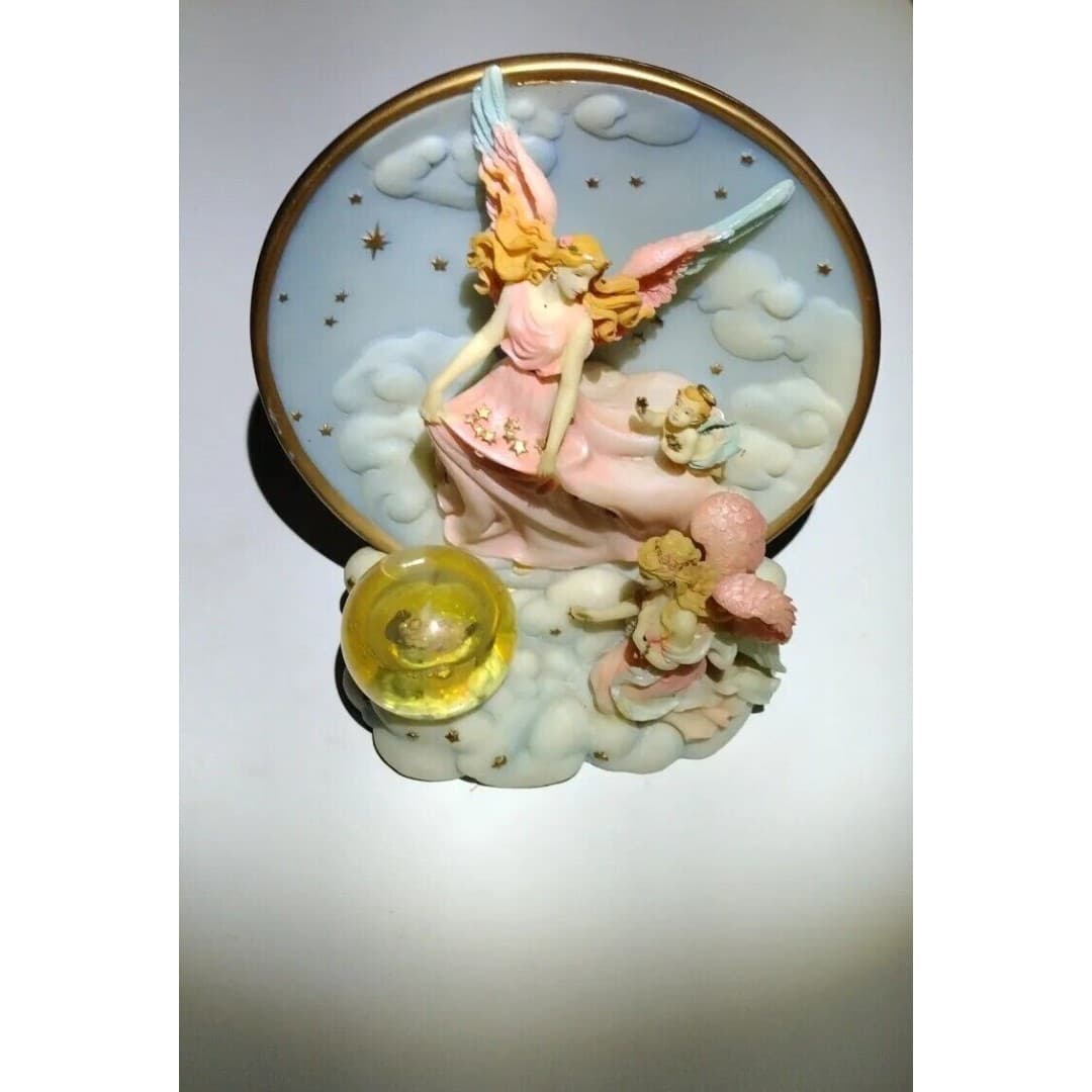 Vtg Collectors Cadona 1999 Guardian Angels collecting stars in sky 3D Decor - Image 1