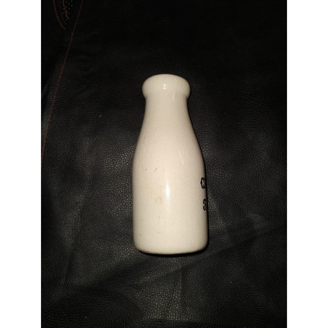 Vintage Ceramic Farm Style Cream/Milk Bottle - Thumbnail 4