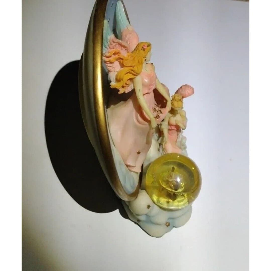Vtg Collectors Cadona 1999 Guardian Angels collecting stars in sky 3D Decor - Thumbnail 7