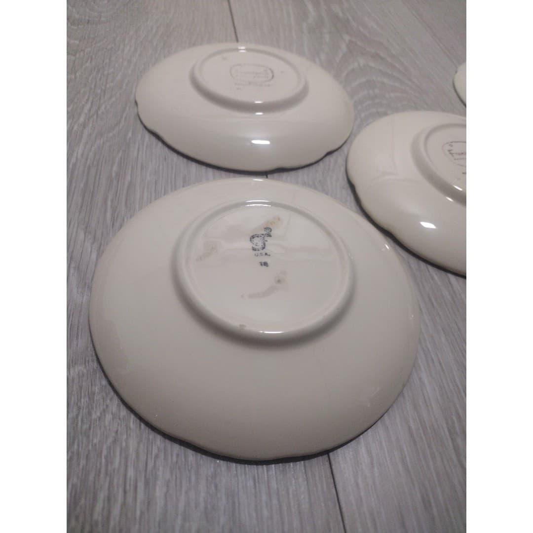 Desert Rose (USA Backstamp) by Franciscan - Set of 5 - 5 3/4 in. Saucers - Thumbnail 5