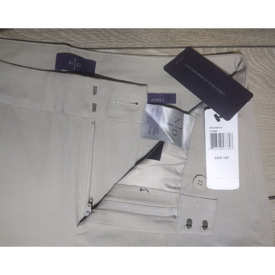 NYDJ - ORIGINAL SLIMMING FIT ANKLE PANTS - Size 10P - NWT - Thumbnail 5