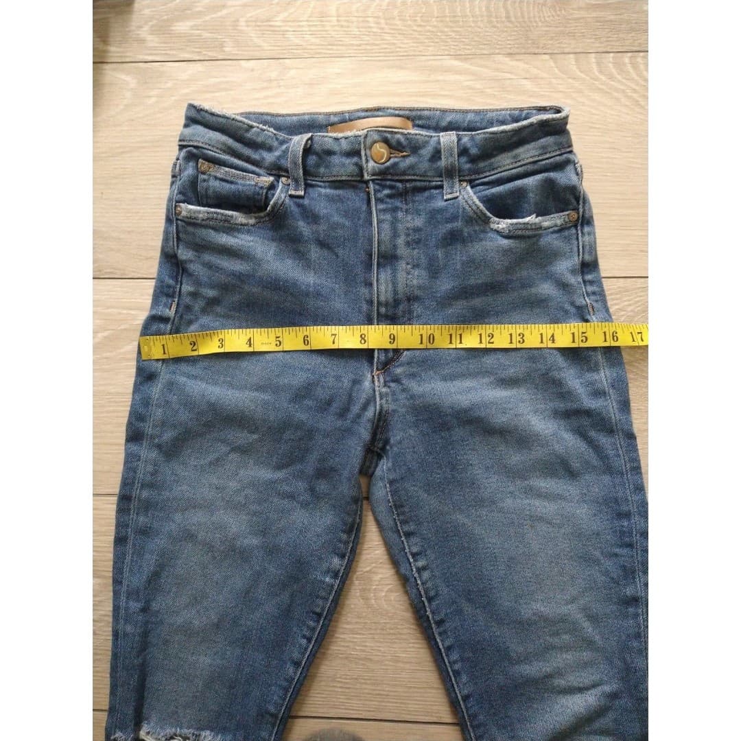 Joe's Jeans - 11" High Rise Skinny Ankle - The Bella - Size 25 - Thumbnail 3