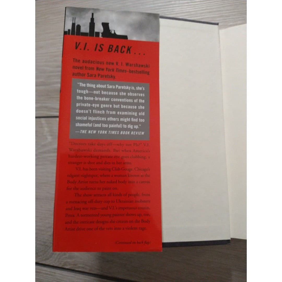 Novel - Body Work - By Sara Paretsky NY Times Best Selling Author - Thumbnail 3