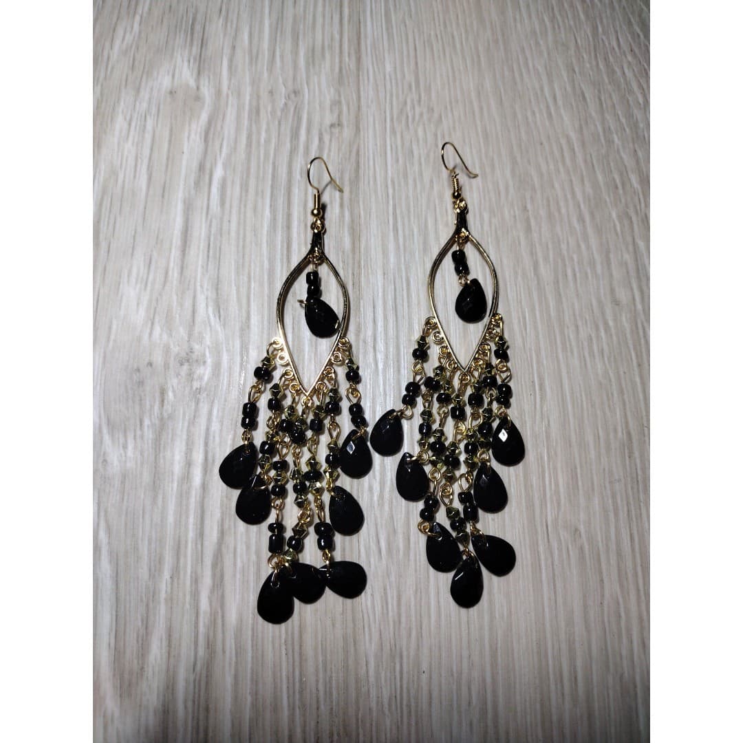 Handmade Dangly Chandelier Earrings - 2 Pair - New - Thumbnail 4
