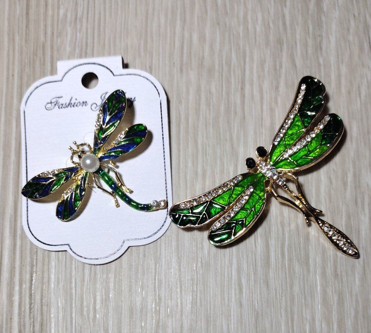 2 Dragonfly Brooches - Image 1