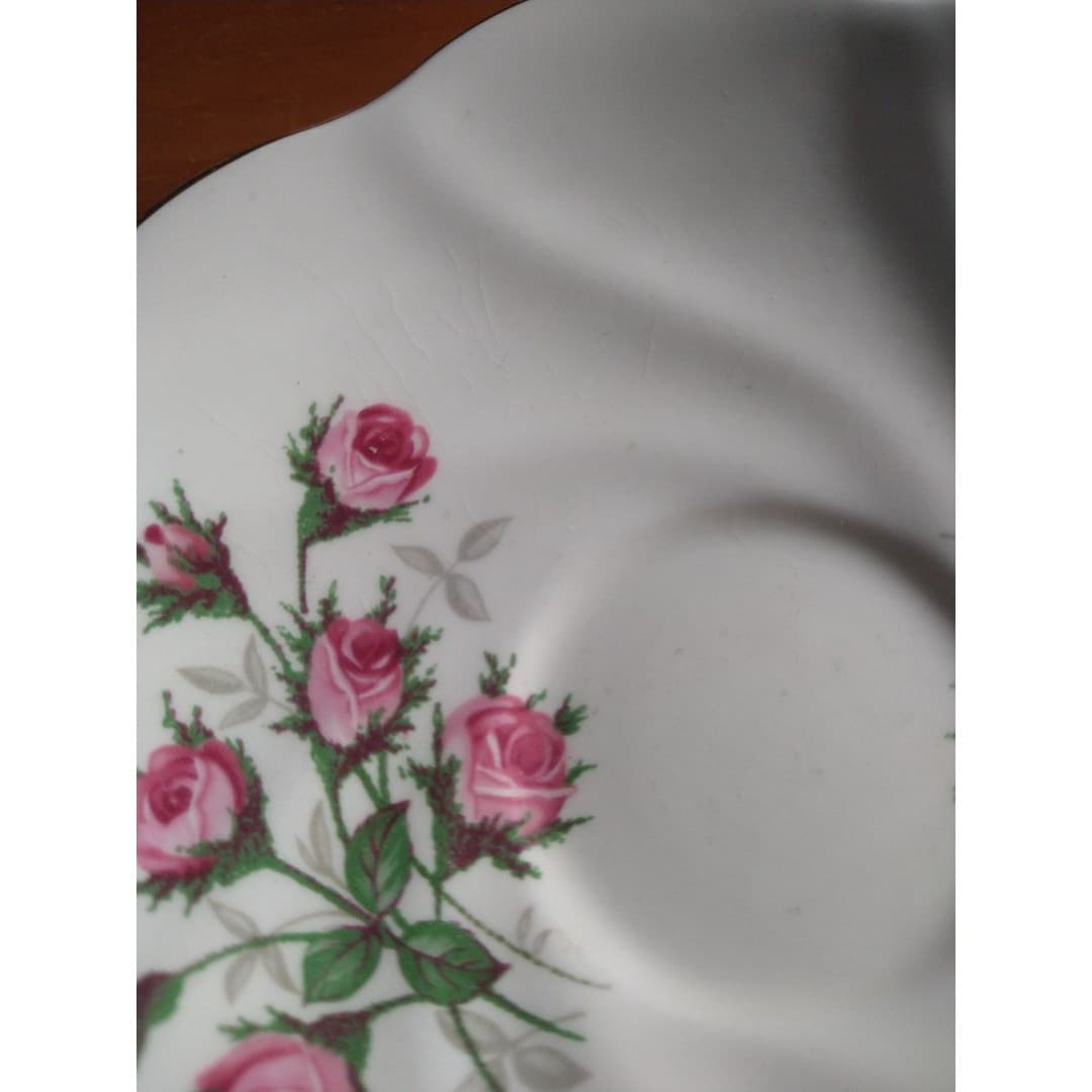 Royal Kent Bone China - Saucer Only - England -Rose Buds - Thumbnail 3