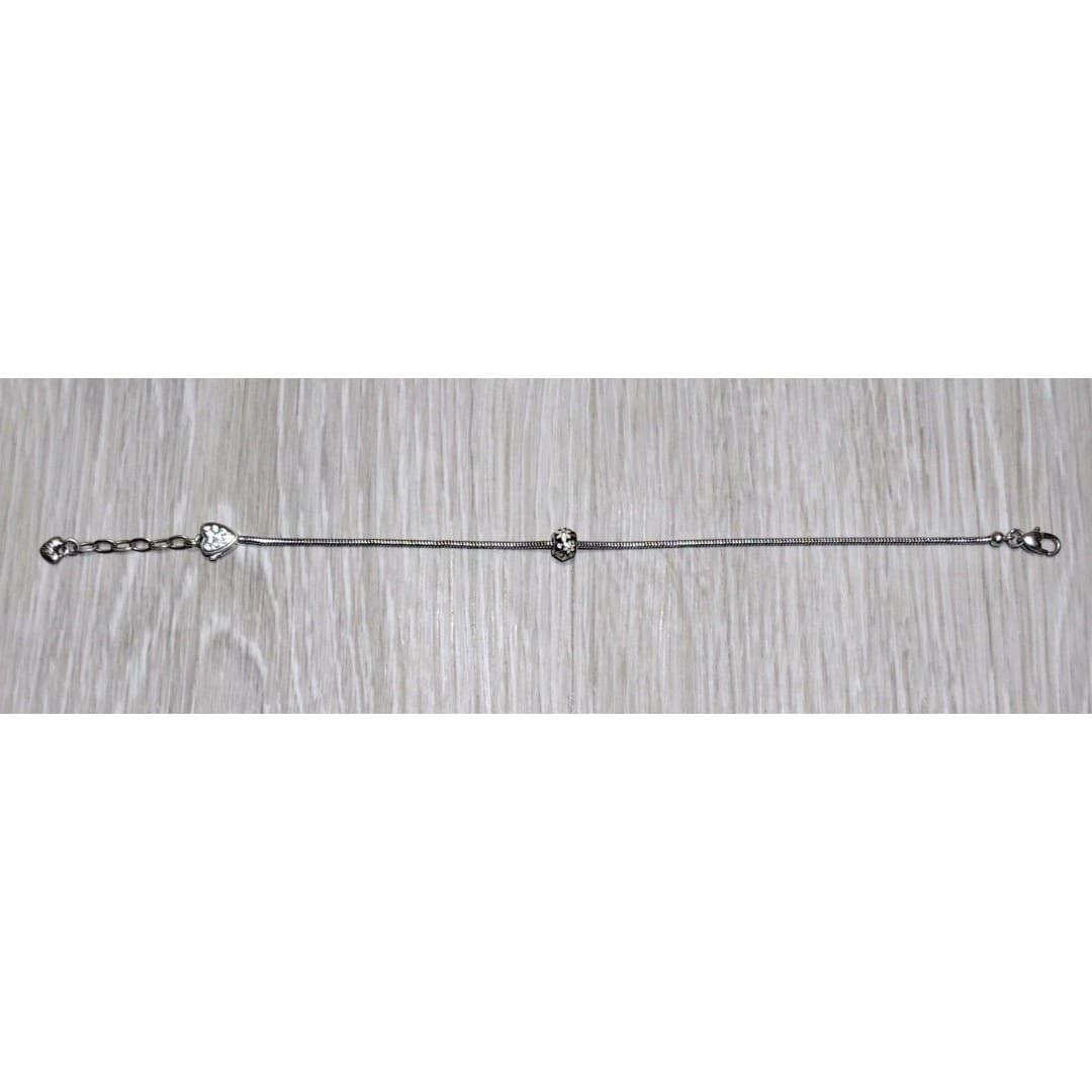 BRIGHTON - Floral Charm - Ankle Bracelet - Vintage - Thumbnail 2