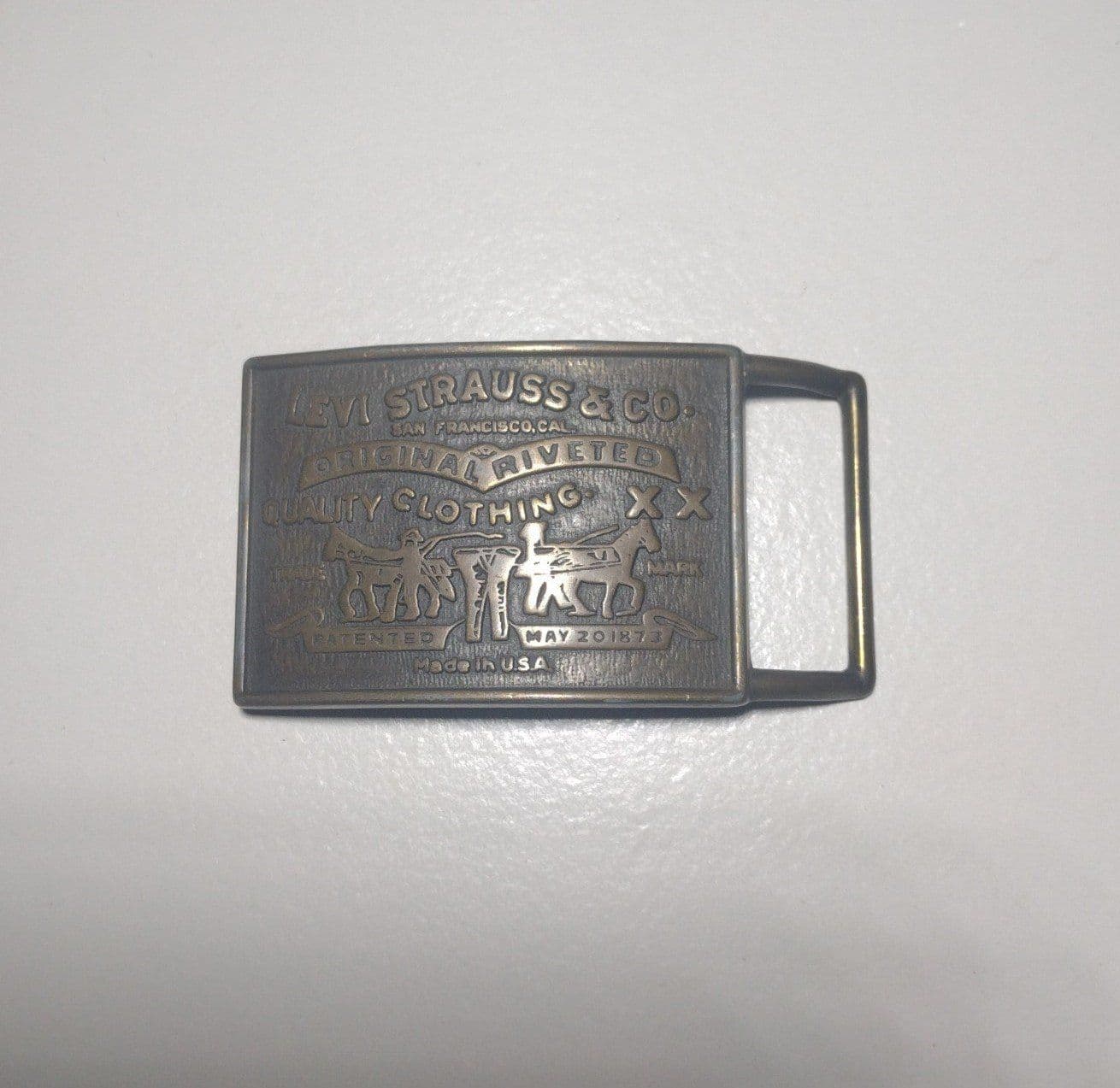 Vintage Levi Strauss & Co. Belt Buckle - Thumbnail 2