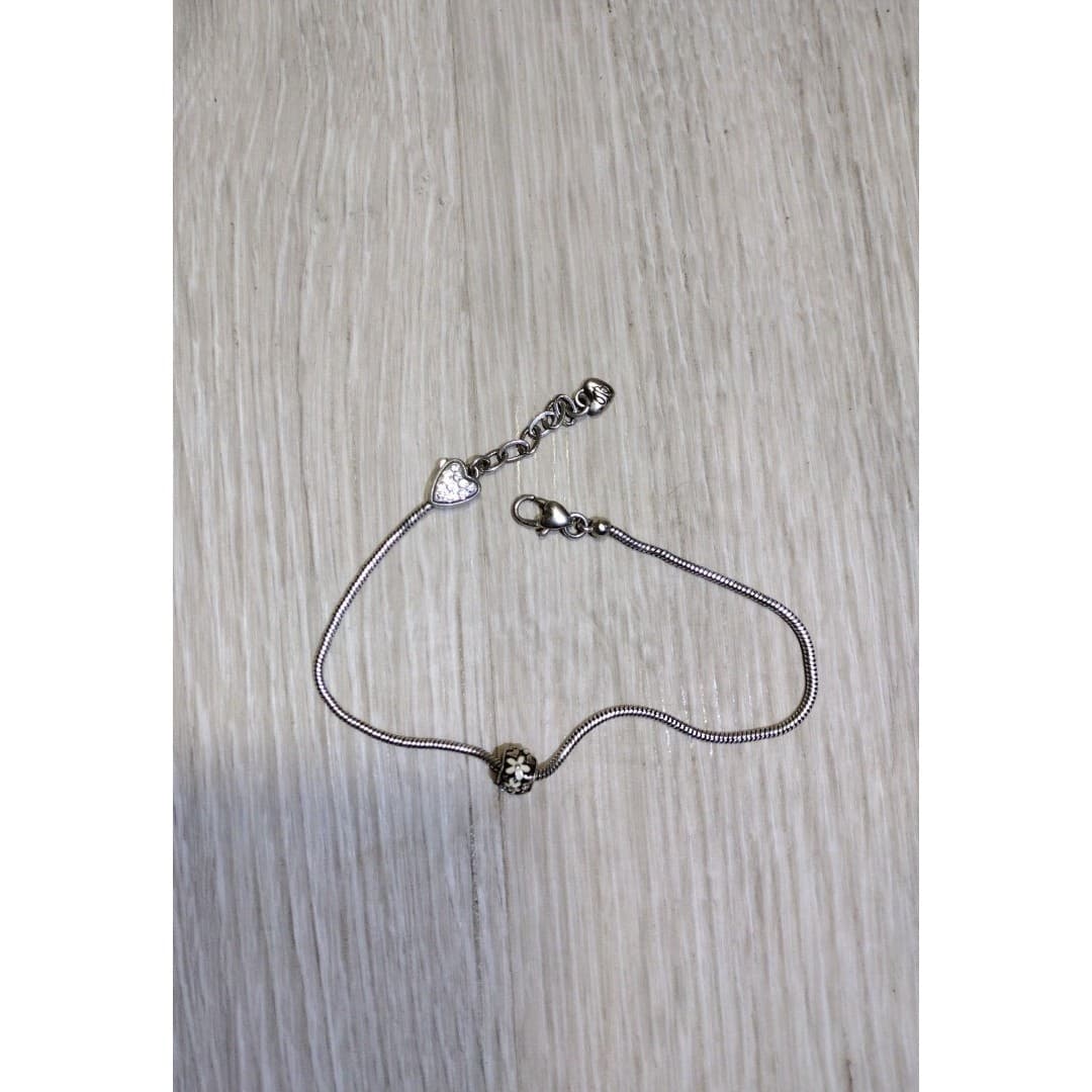 BRIGHTON - Floral Charm - Ankle Bracelet - Vintage - Thumbnail 4