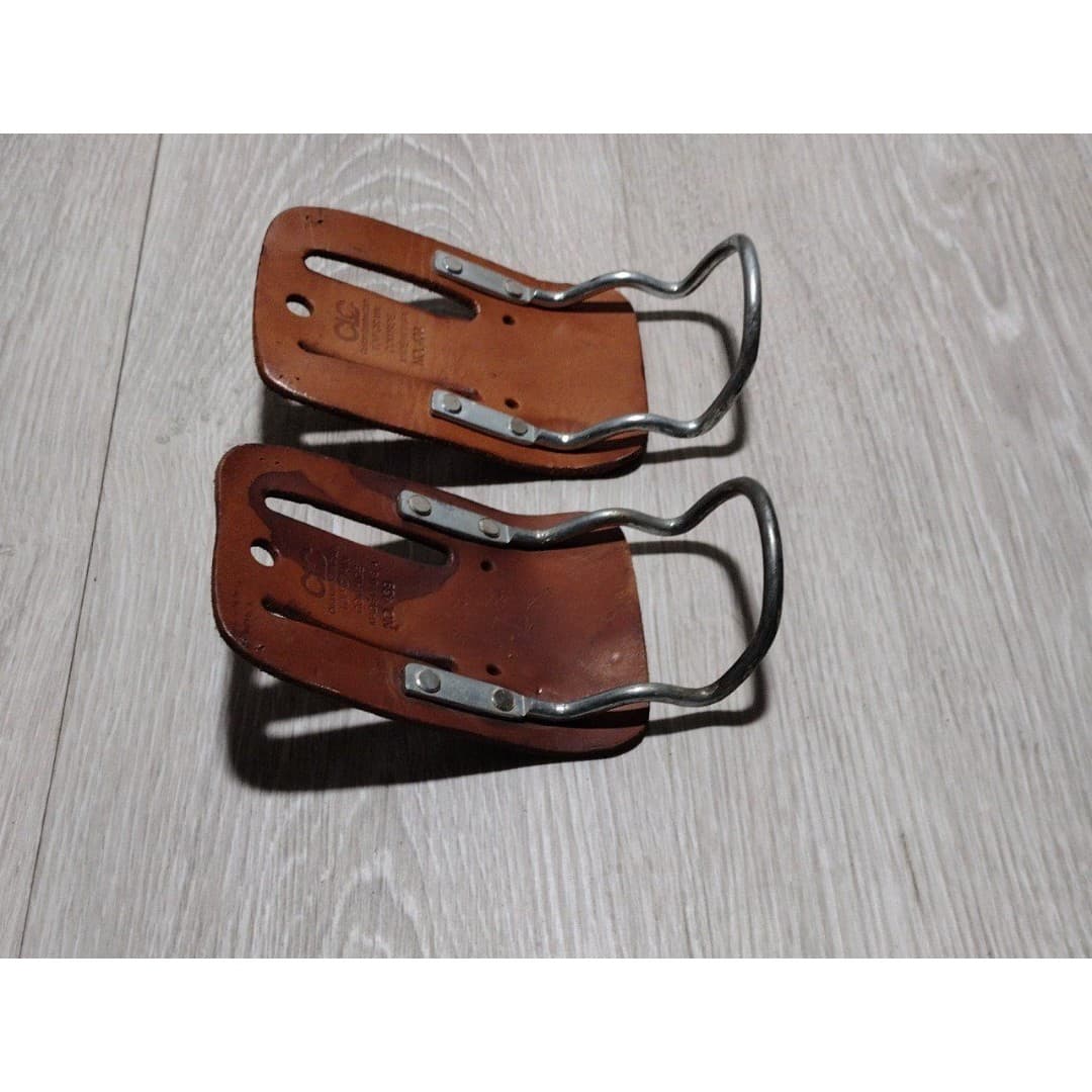 2 Vintage Custom LeatherCraft Steel Loop Hammer Holders - Thumbnail 5