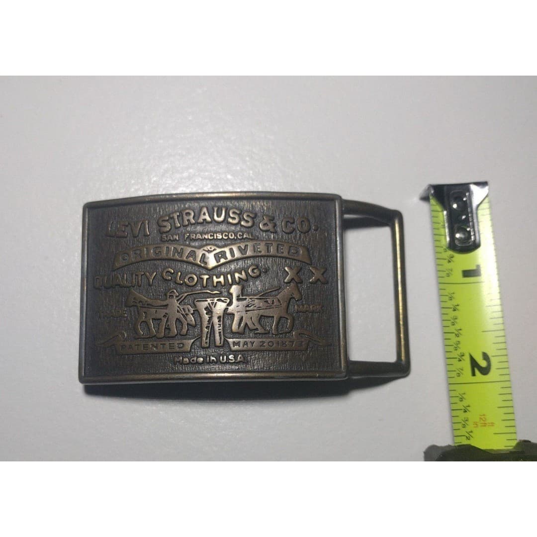 Vintage Levi Strauss & Co. Belt Buckle - Thumbnail 4