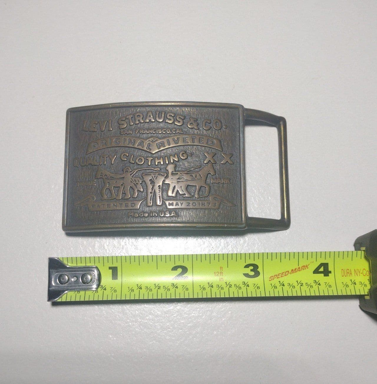 Vintage Levi Strauss & Co. Belt Buckle - Thumbnail 3