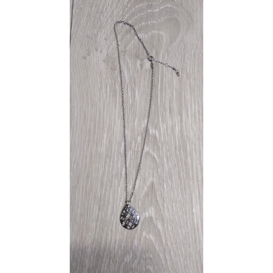 Fossil Heritage D-Link stainless steel necklace - Thumbnail 2