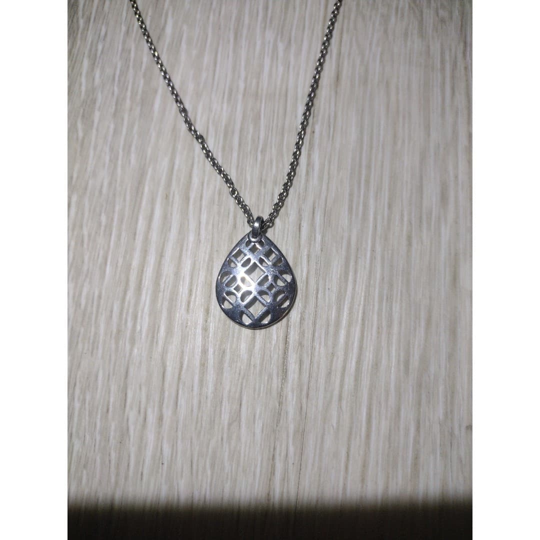 Fossil Heritage D-Link stainless steel necklace - Thumbnail 4