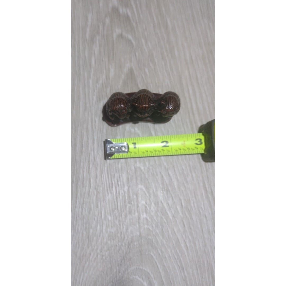 Vintage - 3 Wise Monkeys - Hear, Speak, and See No Evil - (Possible Paperweight) - Thumbnail 3