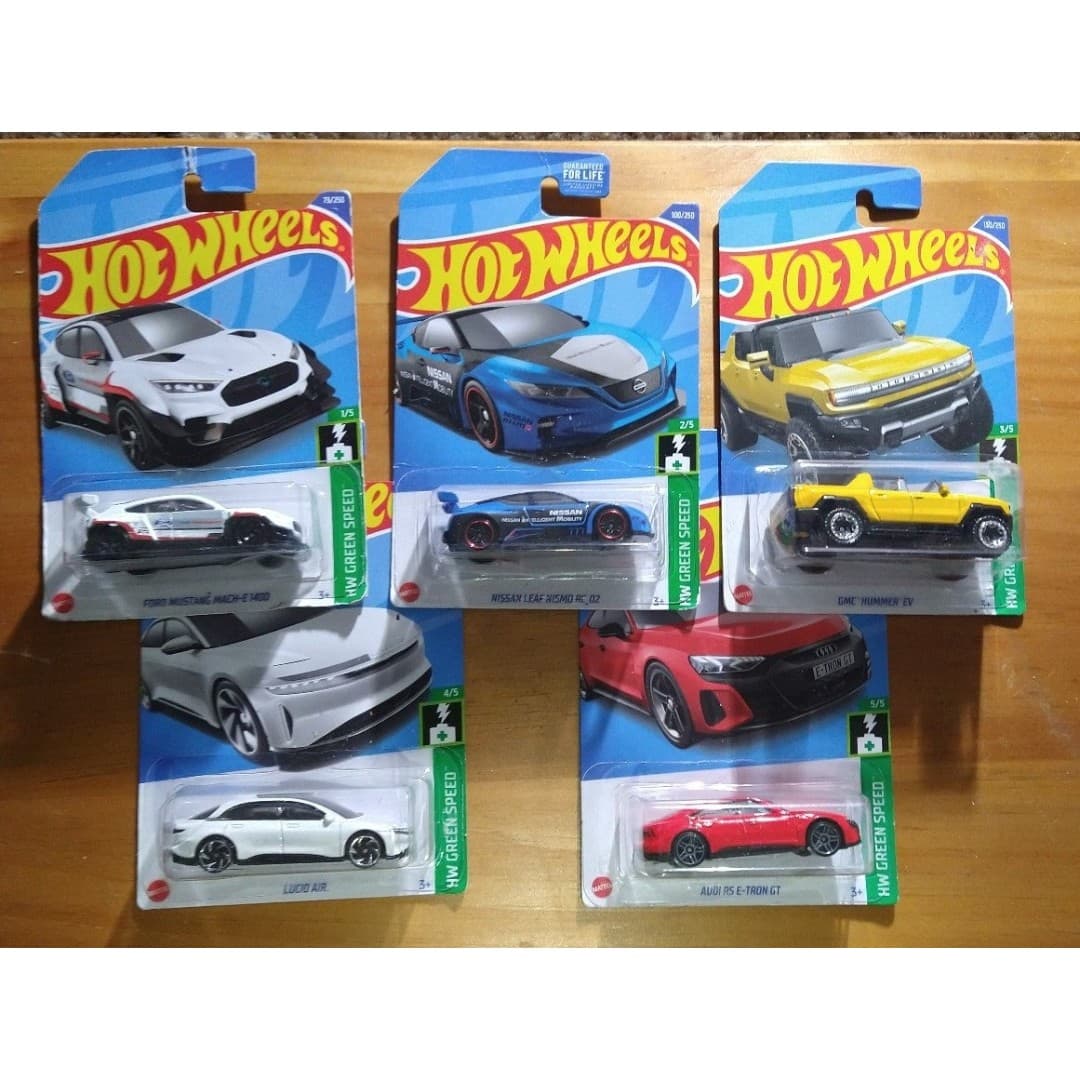 2021 Hot Wheels - HW Green Speed Set(1-5) - Image 1
