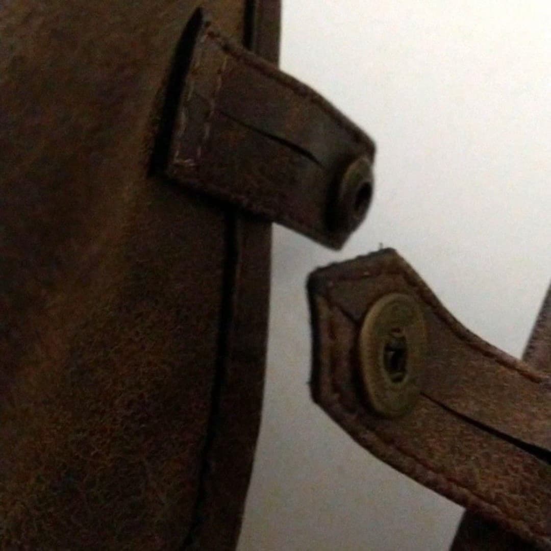 (new)JustFAB 6.5 Fold Over snap shaft Booties - lace-up closure-(defect) - Thumbnail 2