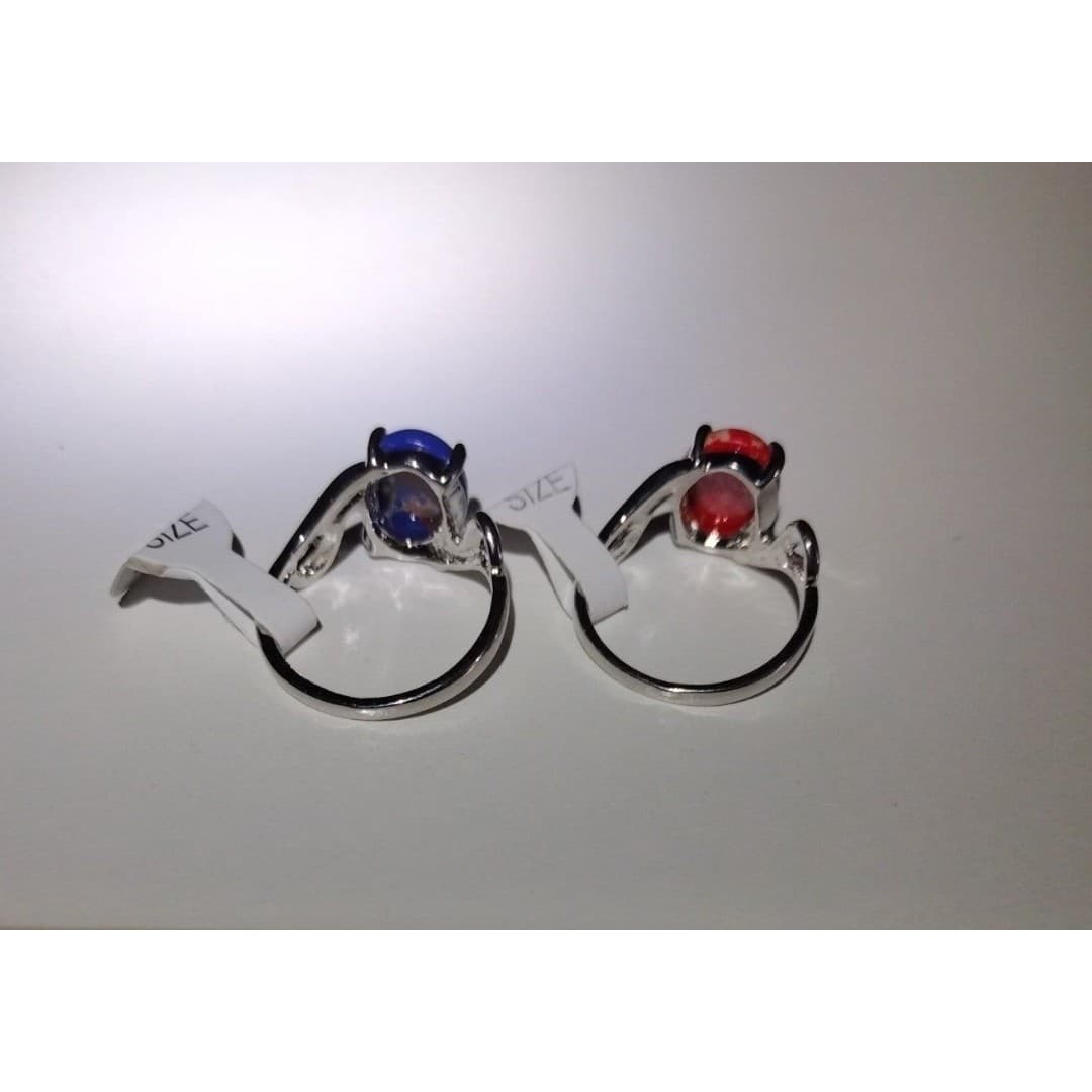 2 Silver Tone Rings - Beautiful - Thumbnail 5