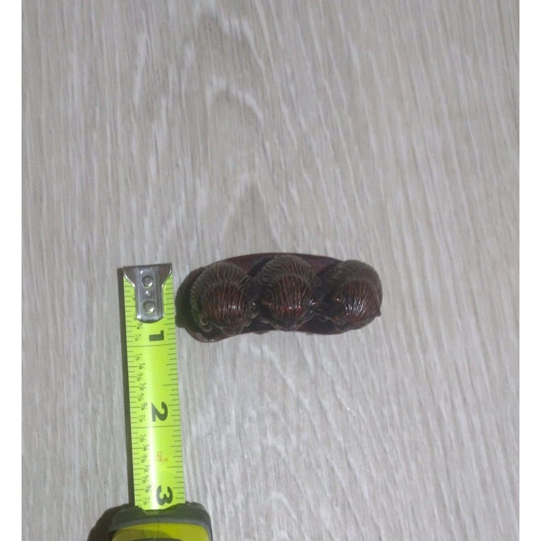 Vintage - 3 Wise Monkeys - Hear, Speak, and See No Evil - (Possible Paperweight) - Thumbnail 4