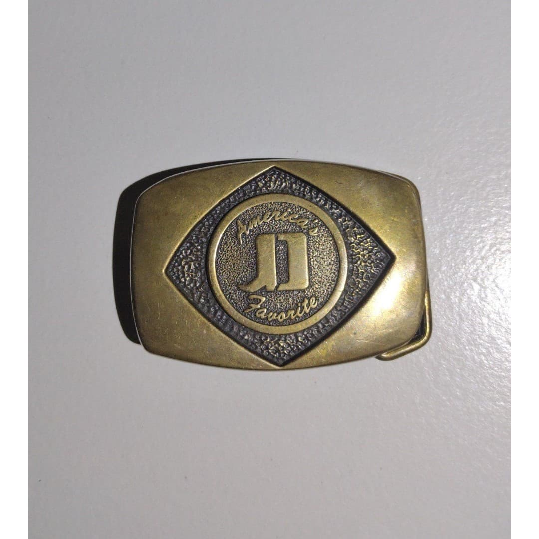 Jimmy Dean - 1981 - BTS Brassworks - Solid Brass Belt Buckle - Image 1
